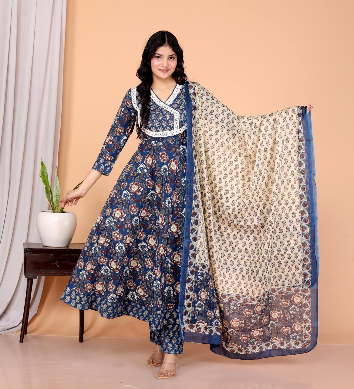Anarkali Silk Kurti